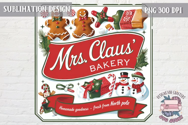 Christmas Christmas Vintage Labels Sublimation Retro