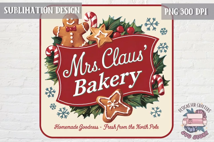 Christmas Christmas Vintage Labels Sublimation Retro