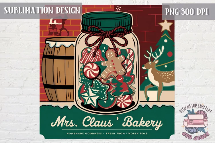 Christmas Christmas Vintage Labels Sublimation Retro
