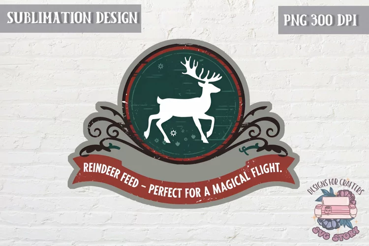 Christmas Christmas Vintage Labels Sublimation Retro