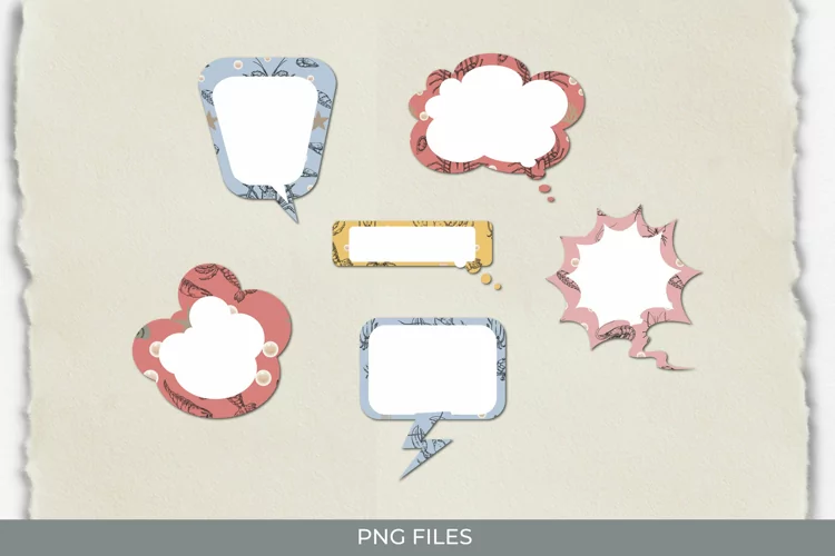 Vintage Lobster Seamless Pattern Speech Bubble