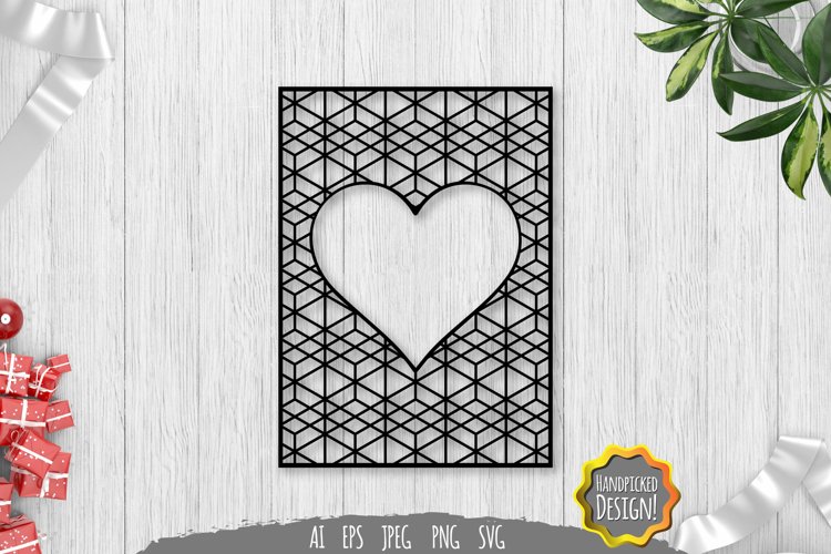 Love Stencil Papercut