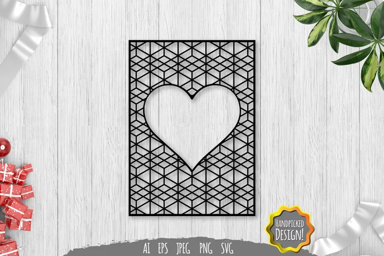 Love Stencil Papercut