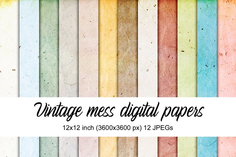 digital papers with light colors and grunge texture