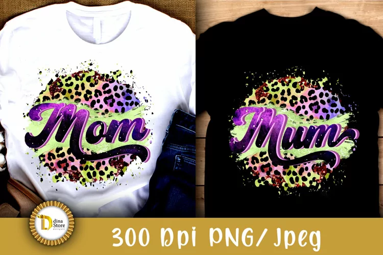 Vintage Mom Word Mothers day Sublimation PNG