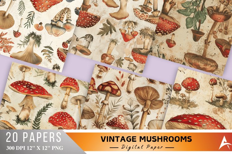 Mushrooms Clipart Image 8