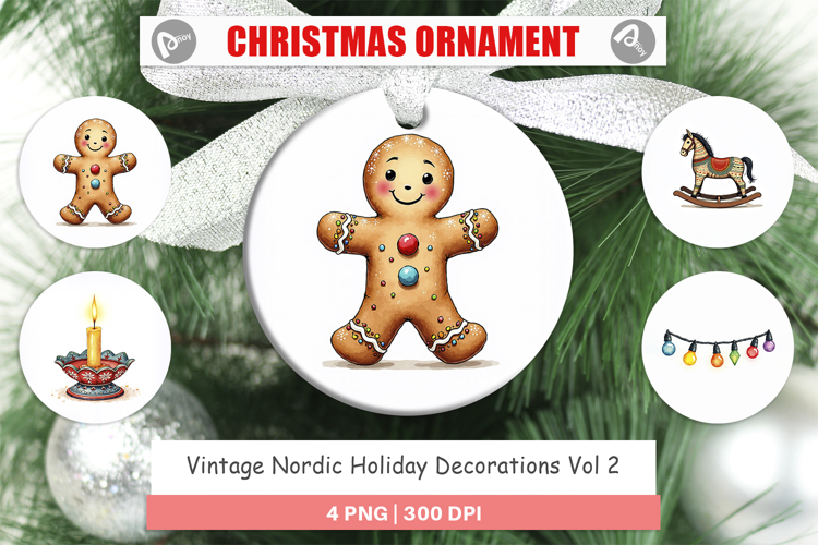Nordic Holiday Decorations Ornament