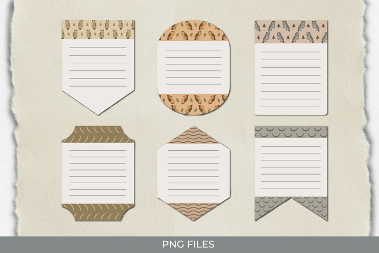 Vintage Owl Shaped Journaling Area example image 1