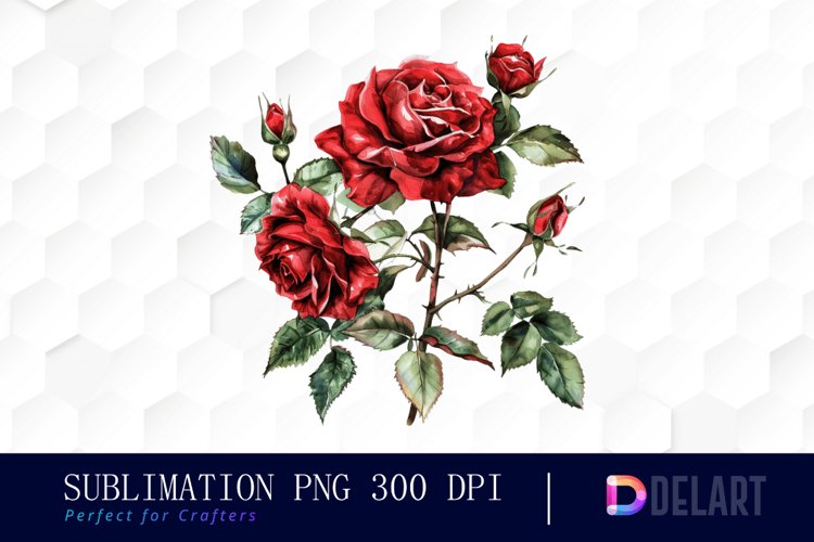 Red Roses Clipart Image 9