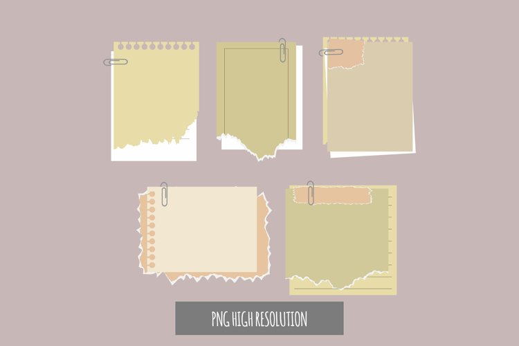 Vintage Paper Clipping Set example image 1