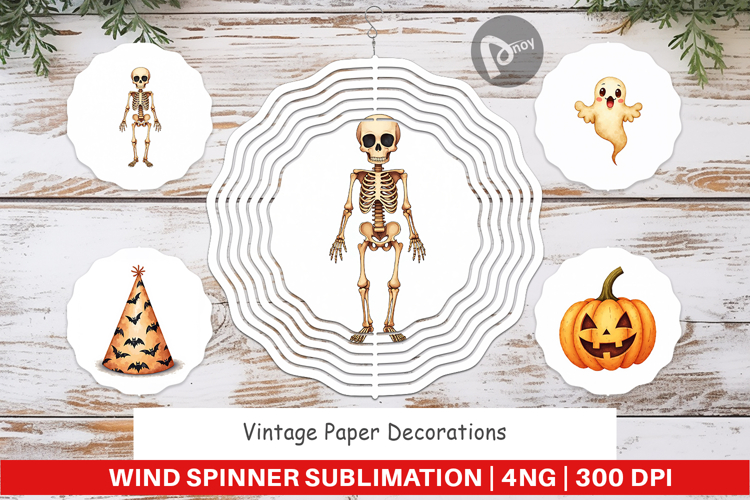 Vintage Decorations Wind Spinner