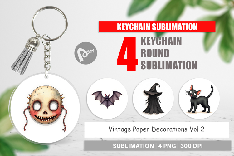 Vintage Decorations Keychain