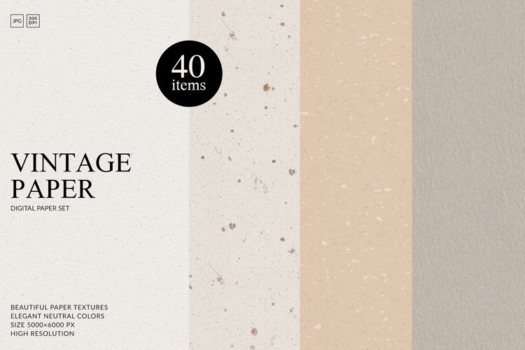 Vintage Paper Texture Image 14