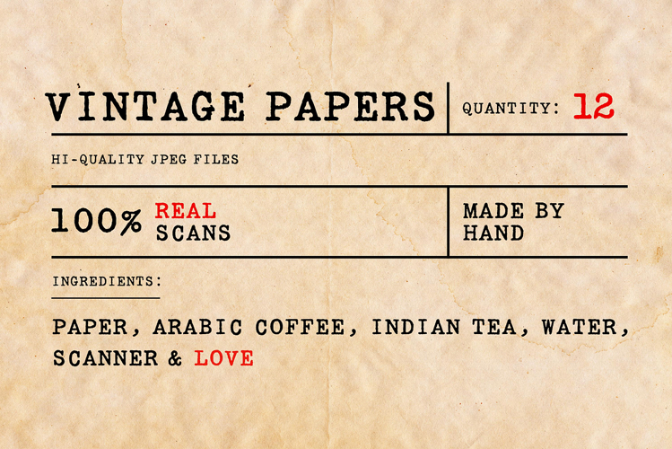 Vintage Paper Textures