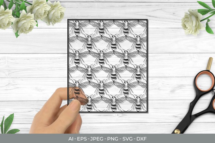 Vintage Bee Svg Image 2
