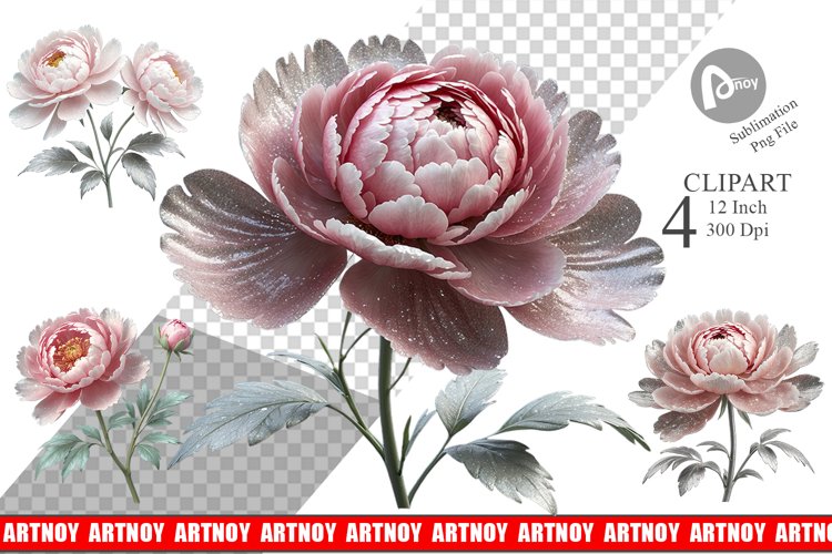 Peony Clipart Image 24