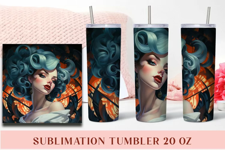 Anime Girl Tumbler Sublimation Tumbler Wrap
