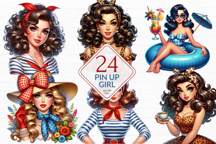 Vintage Woman Illustration Image 16
