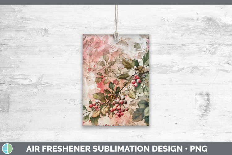 GorgeousVintage Pink Christmas Air Freshener design.