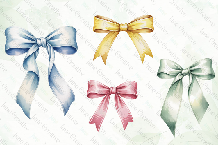 Vintage Ribbon Bow Clipart