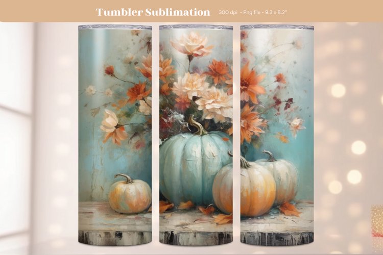 Thanksgiving Tumbler Wrap Image 10