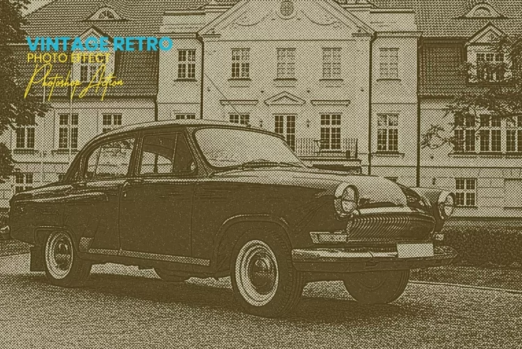 Vintage Retro Photo Effect