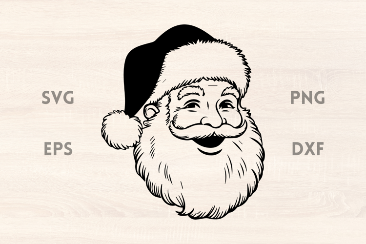Laughing Santa SVG