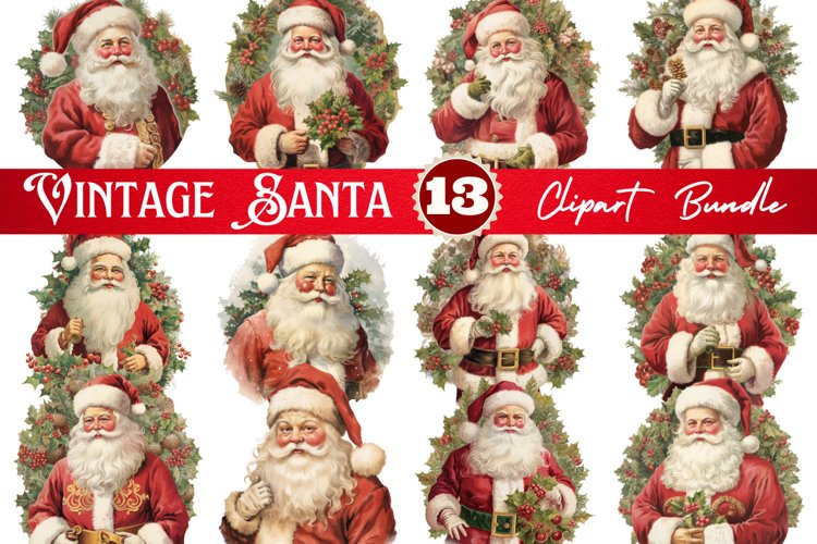 Vintage Christmas Clipart Image 22