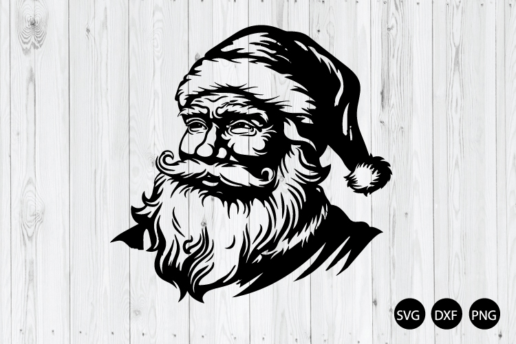 Vintage Santa Claus SVG, Vintage Christmas SVG, Santa Claus