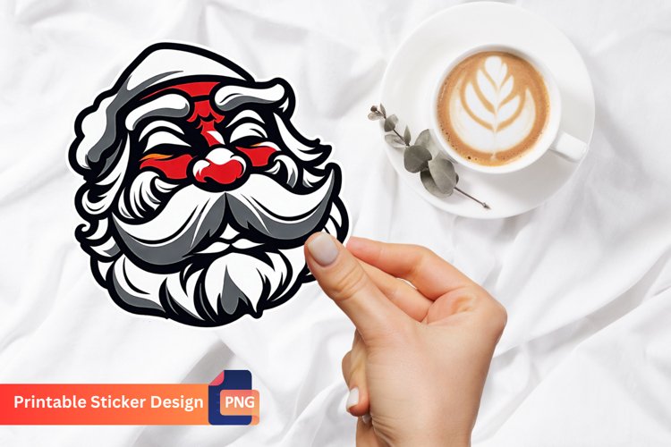 Cute Santa Clipart Image 11