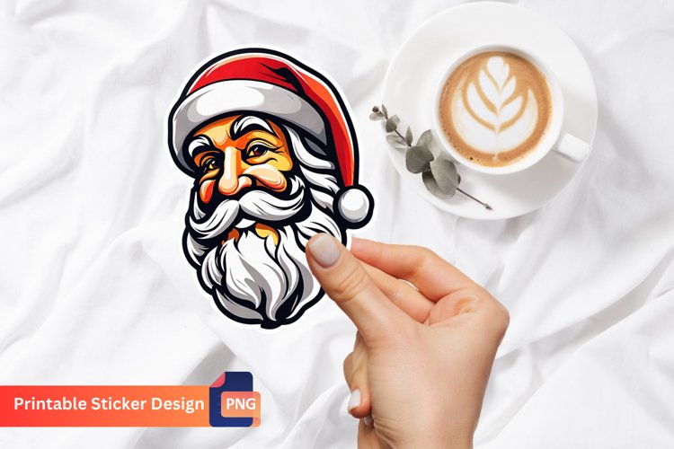 Cute Santa Clipart Image 9