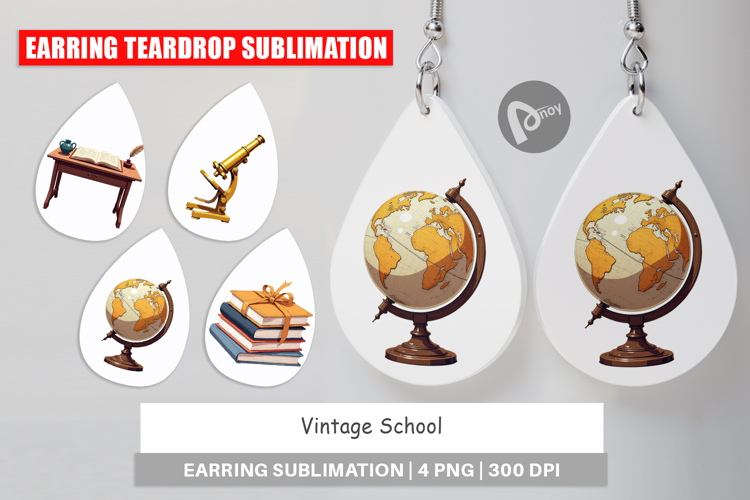 Earring Vintage School Day