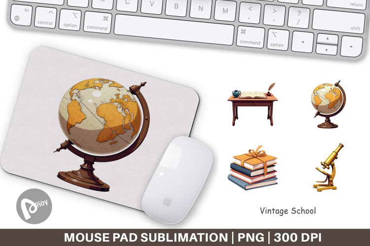 Mouse Pad Vintage School Day