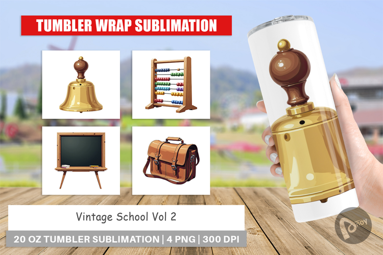 Tumbler Vintage School Day