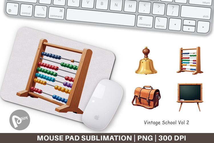 Mouse Pad Vintage School Day