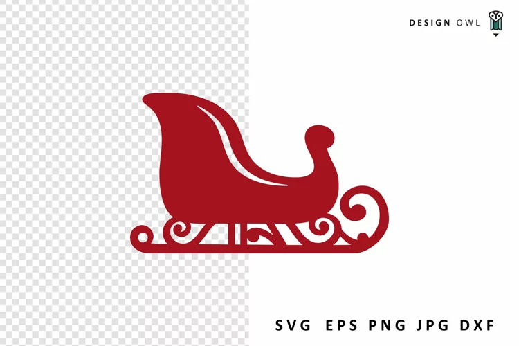 Santa's Sleigh - Christmas SVG
