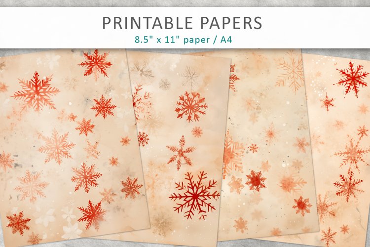 Snowflakes Background Image 7
