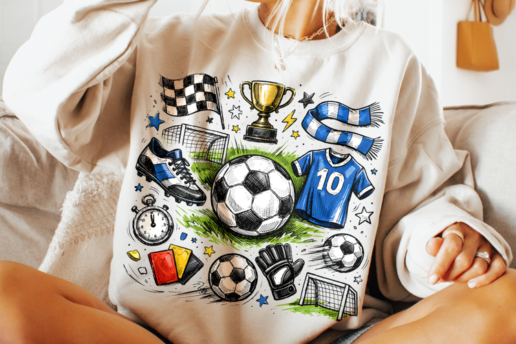 Retro Soccer PNG, Soccer PNG Sublimation, Soccer Mama PNG
