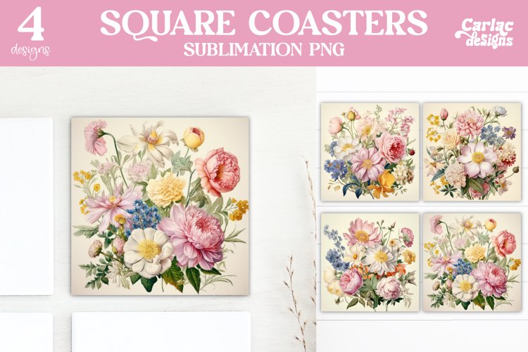 Vintage Square Coaster