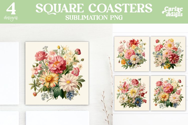 Vintage Square Coaster