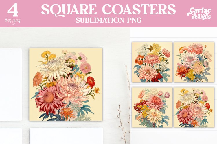 Vintage Square Coaster