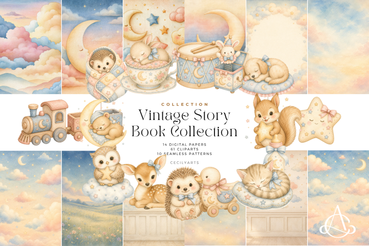 Vintage Story Book Collection