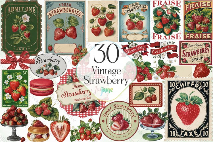 Strawberry Illustration Image 17