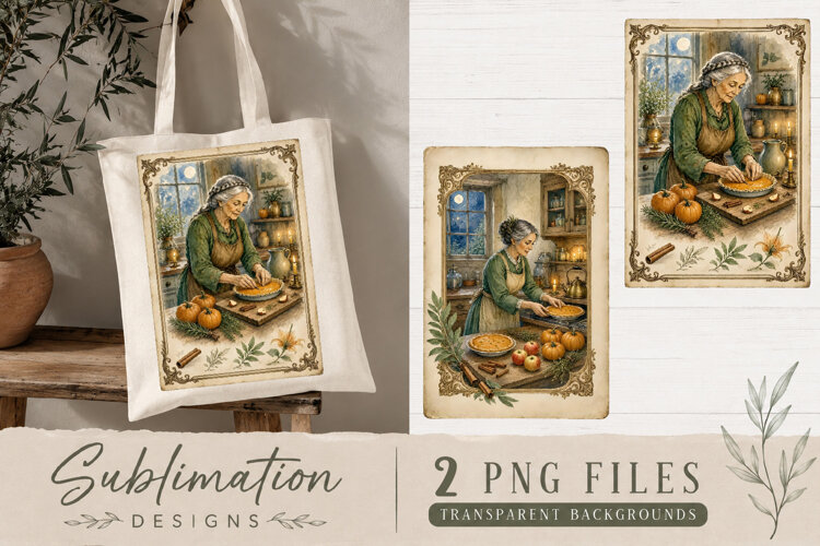 Vintage Apothecary Herbalist PNG | Botanical Sublimation example image 1