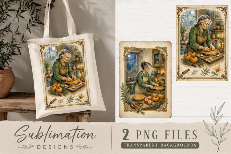 Vintage Apothecary Herbalist PNG | Botanical Sublimation