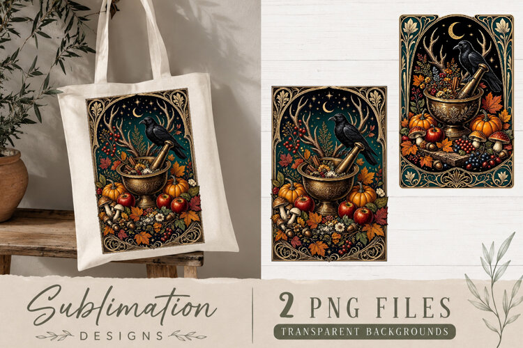 Vintage Autumn Pumpkin Sublimation PNG | Fall Harvest example image 1