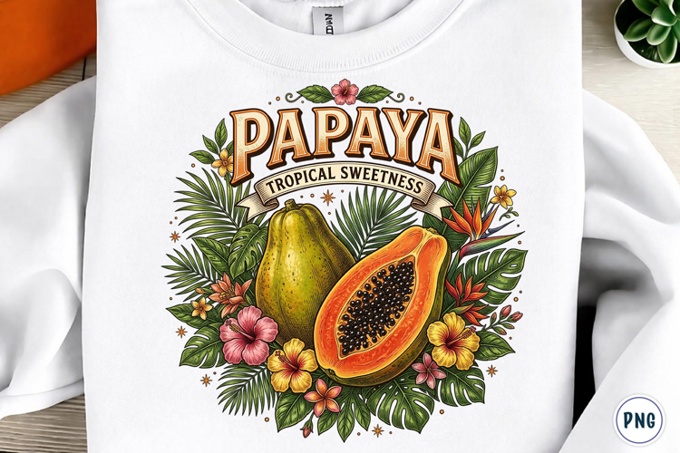 Vintage Summer Fruit Quotes PNG