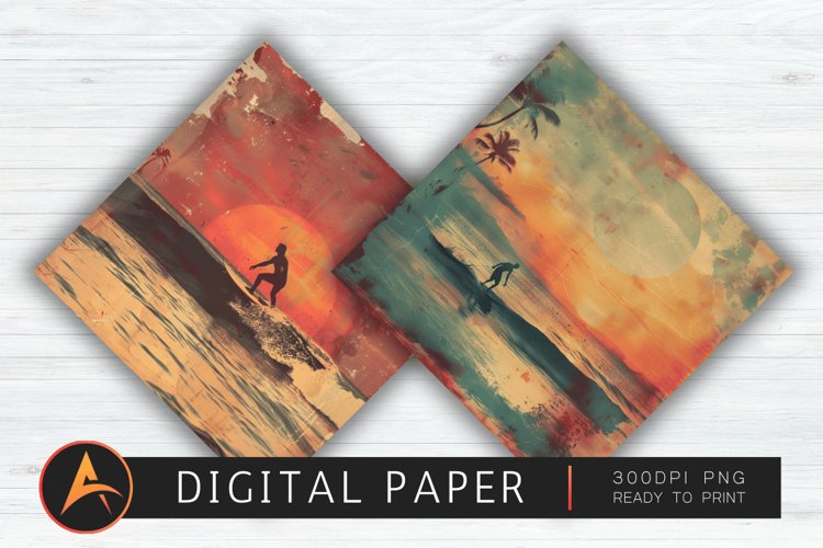 Beach Scrapbook Paper Image 24