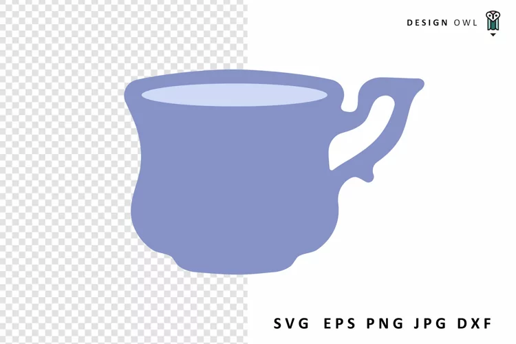 Vintage Teacup SVG