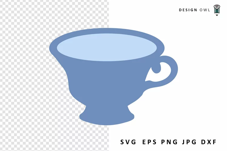 Vintage Teacup SVG